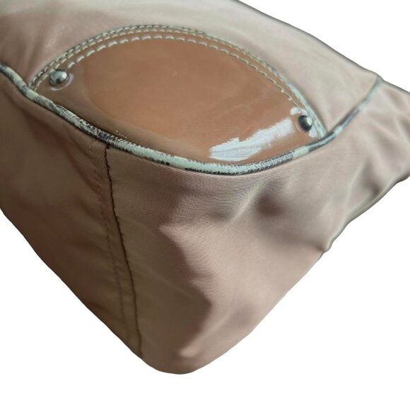 PRADA: Pale Pink/Salmon Handbag #1245 - Picture 4 of 8